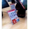 L Pantalla de mesa de PVC