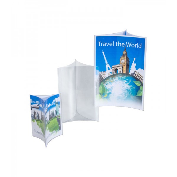 Affiche PVC triangulaire