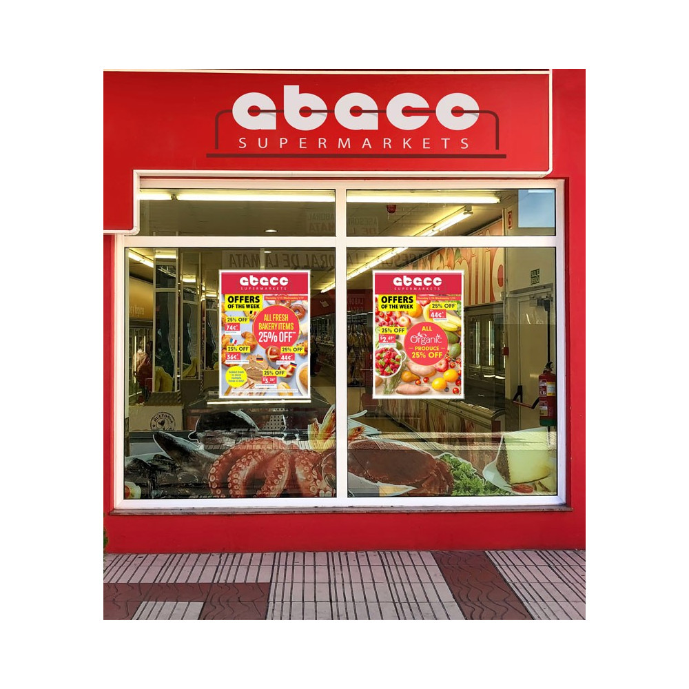 Selbstklebender Broschürenhalter