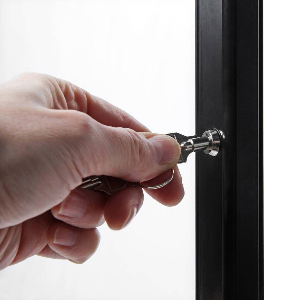 Soporte para menús Negro 4xA4 / LED - Display para menús | SignalShop