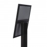 Support de menu noir 4xA4 / LED - Présentoir de menu | SignalShop