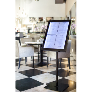 Expositor Menus Black Star