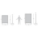 Modular Ten-Limit Screen (Fluted Polycarbonate)