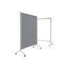 Modular Ten-Limit Screen (Fluted Polycarbonate)