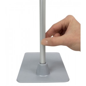 Soporte con base de plástico