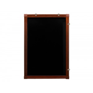 Quadro sigma de led cavlete de madeira com superfície de cristal para marcadores tipo giz 55x85cm