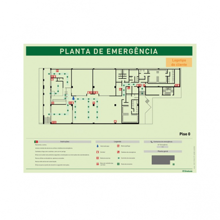 PE - Planta de emergência 400x300mm
