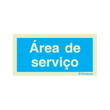 Sinal de informação, área de serviço