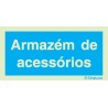 Sinal de informação, armazém de acessórios