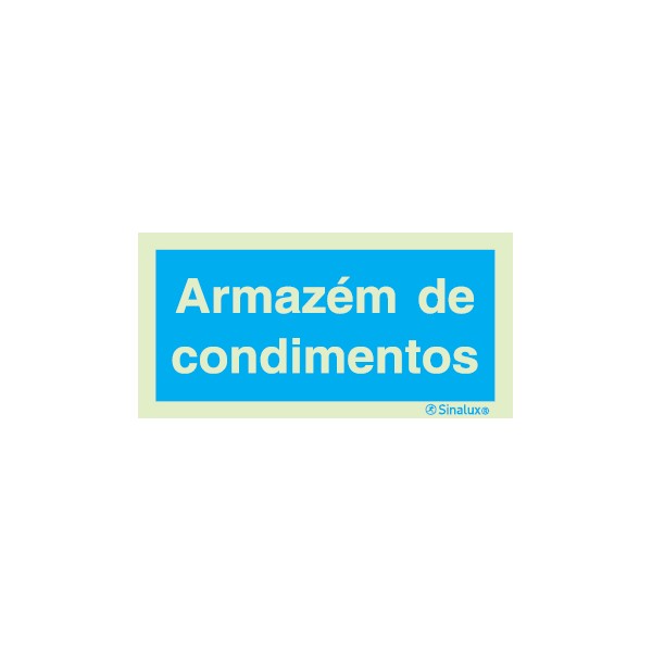 Sinal de informação, armazém de condimentos