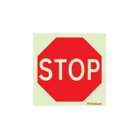 Sinal para parques de estacionamento, STOP