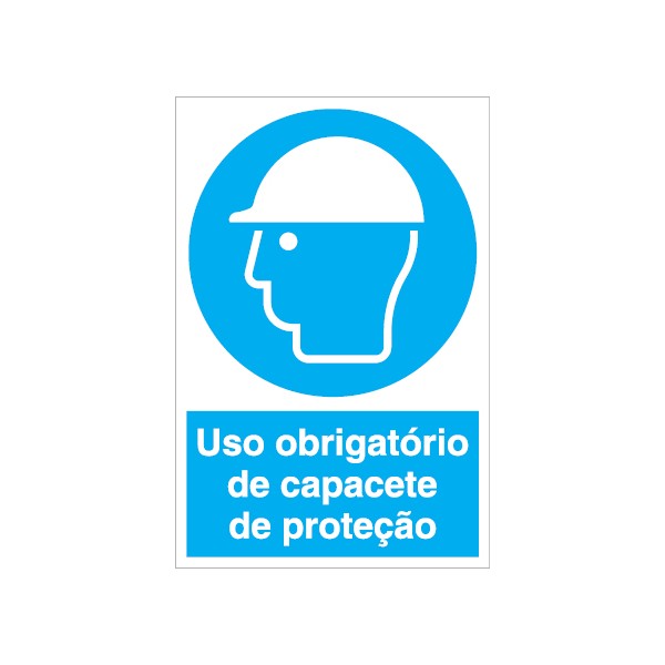 Uso obrigatório de capacete de proteção