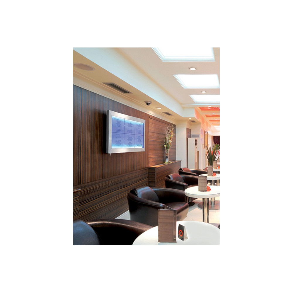 Expositores Menus Aço Inoxidável