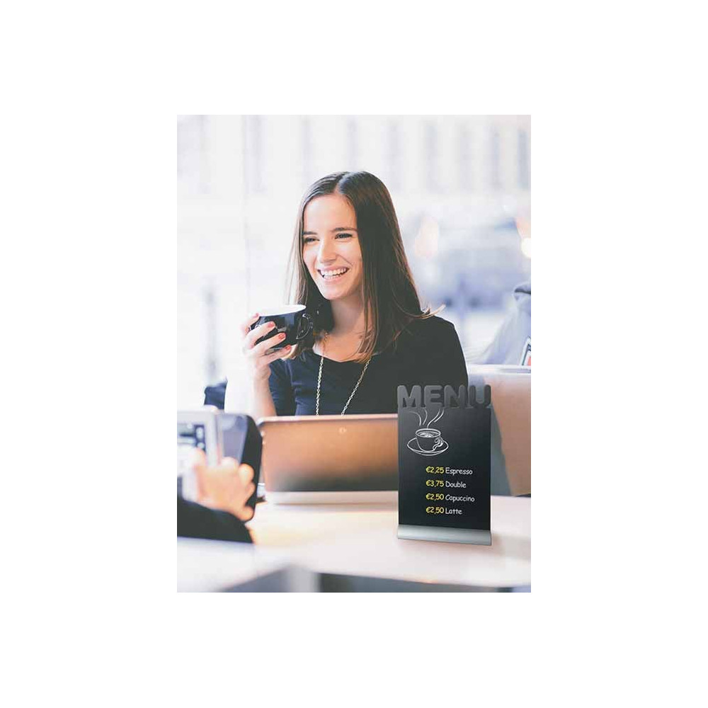 Menus de Mesa Pack Silhueta Metal