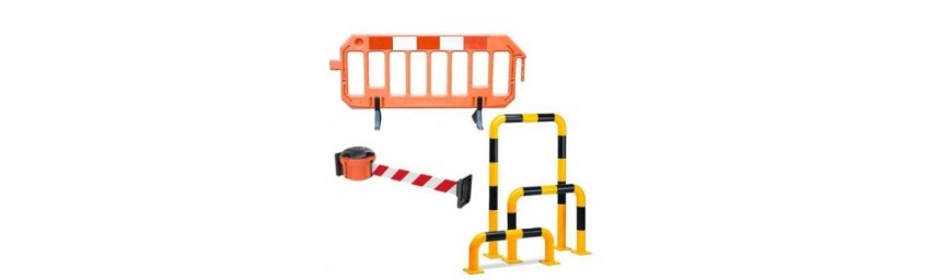 Seguridad: Espejos, señalización, bahías y otros materiales de protección